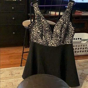 Black and white dress/romper